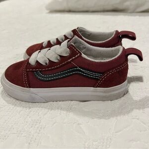 Vans Kids Red Sneakers
